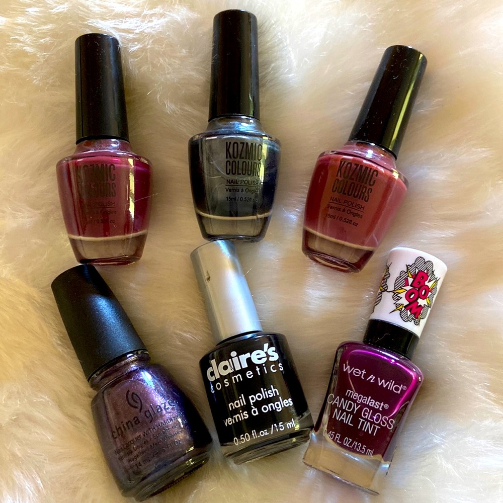 6 nail polish set